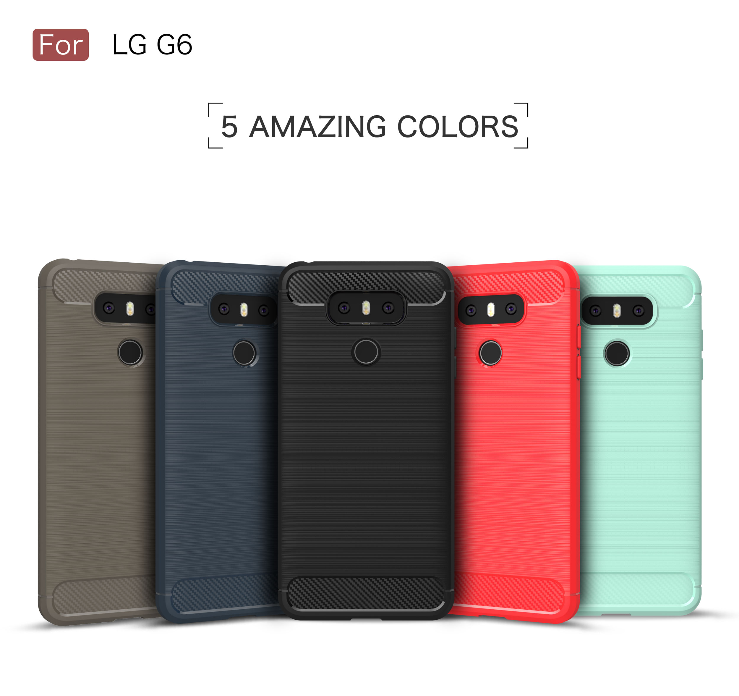 Bakeey-Carbon-Fiber-Shockproof-Silicone-Back-Cover-Protective-Case-for-LG-G6-1407151