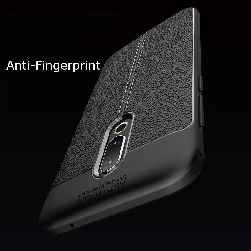 Bakeey-Litchi-Soft-Silicone-Anti-fingerprint-Protective-Case-For-Meizu-16--Meizu-16th-1451520