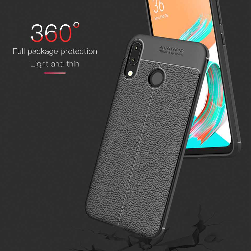 Bakeey-Luxury-Soft-Silicone-Shockproof-Protective-Case-For-Asus-Zenfone-MaxM1--ZB555KL-1441759