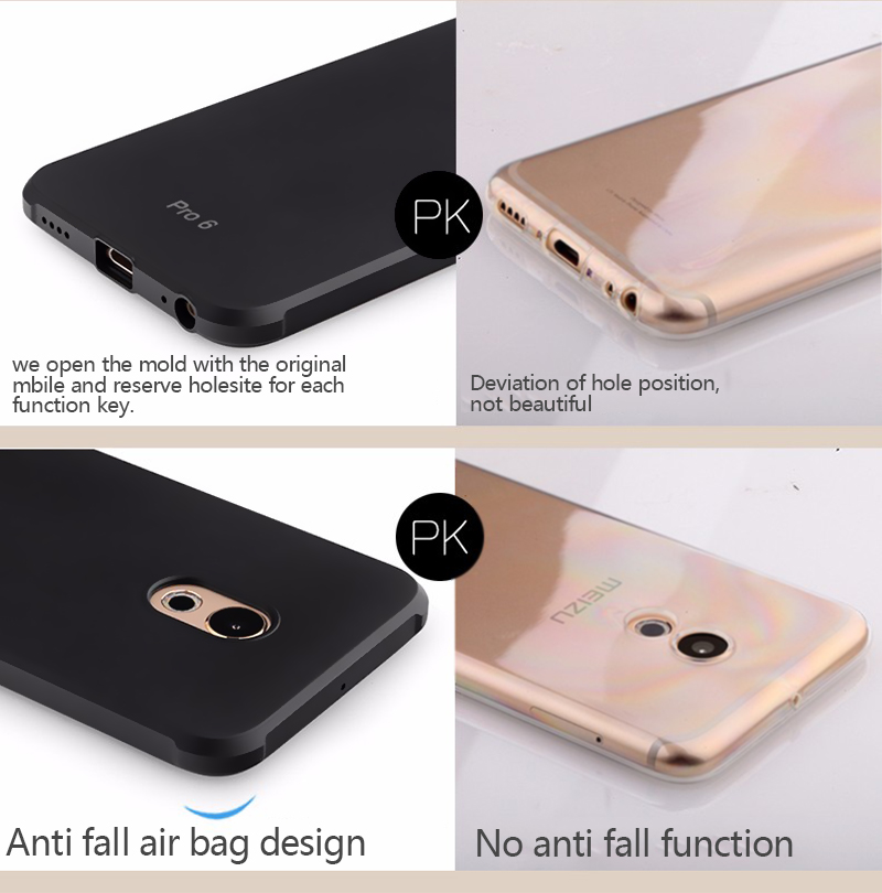 Bakeey-Ultra-Slim-Shockproof-Soft-Silicone-Protective-Case-for-Meizu-Pro-6-Plus-Global-Version-1275603
