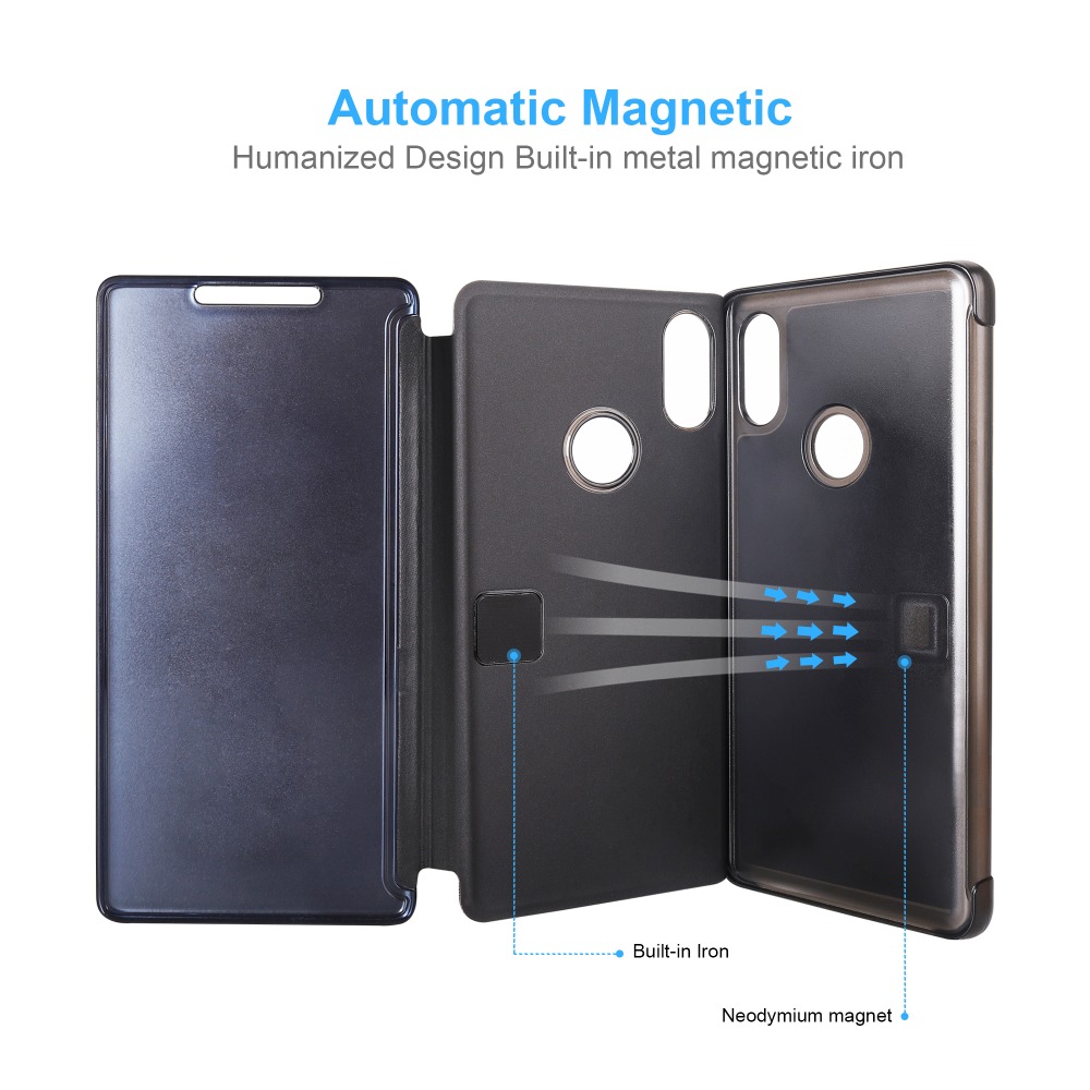 BAKEEY-Mirror-Auto-Sleep-Shockproof-Protective-Case-For-Xiaomi-Mi-A2-Lite--Xiaomi-Redmi-6-Pro-1348045