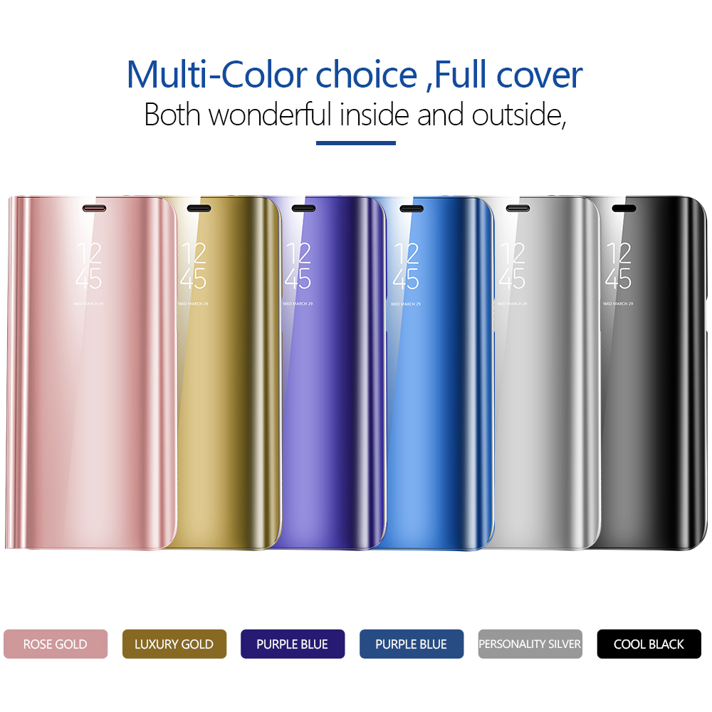 BAKEEY-Mirror-Auto-Sleep-Shockproof-Protective-Case-For-Xiaomi-Mi-A2-Lite--Xiaomi-Redmi-6-Pro-1348045