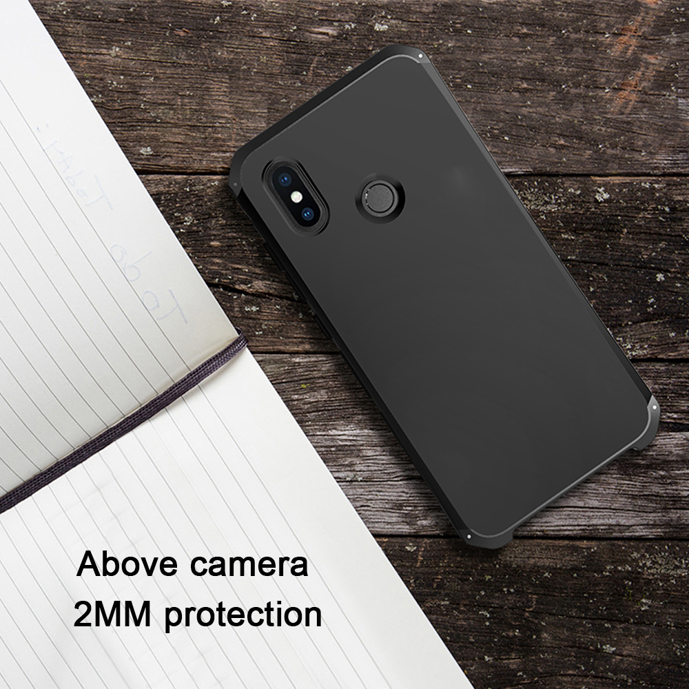 Bakeey-3-in-1-Aluminum-Metal-Frame-Plastic-Shockproof-Protective-Case-For-Xiaomi-Mi8-Mi-8-1347706