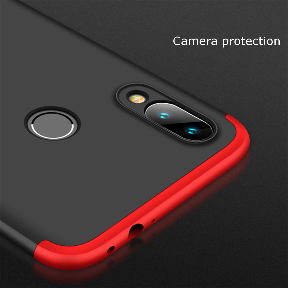 Bakeey-3-in-1-Double-Dip-360deg-Full-Hard-PC-Protective-Case-For-Xiaomi-Redmi-7--Redmi-Y3-1468041