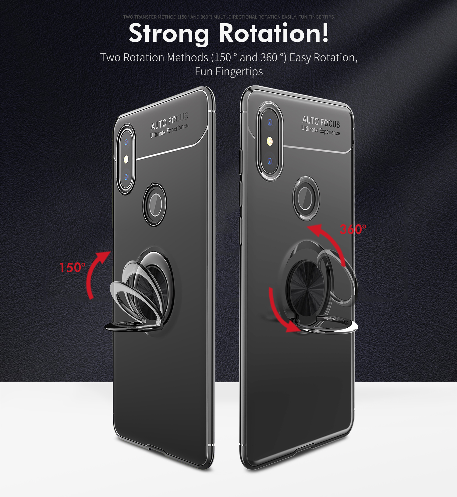 Bakeey-360deg-Adjustable-Metal-Ring-Kickstand-Magnetic-PC-Protective-Case-for-Xiaomi-Redmi-Note-6-Pr-1378687
