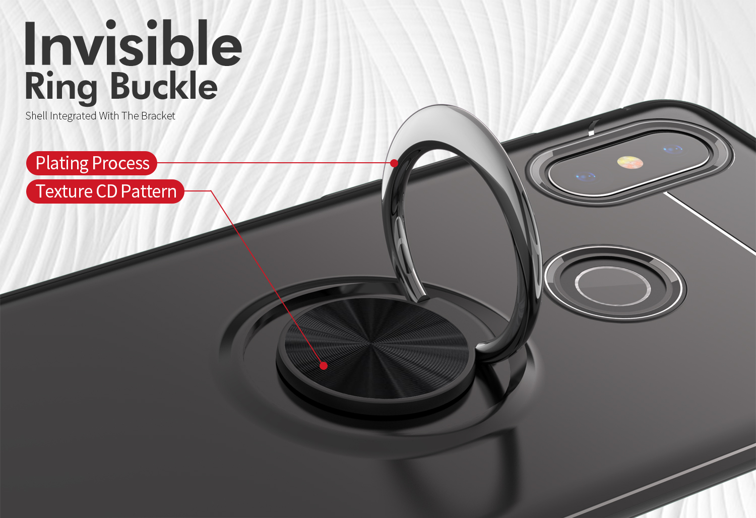 Bakeey-360deg-Adjustable-Metal-Ring-Kickstand-Magnetic-PC-Protective-Case-for-Xiaomi-Redmi-Note-6-Pr-1378687