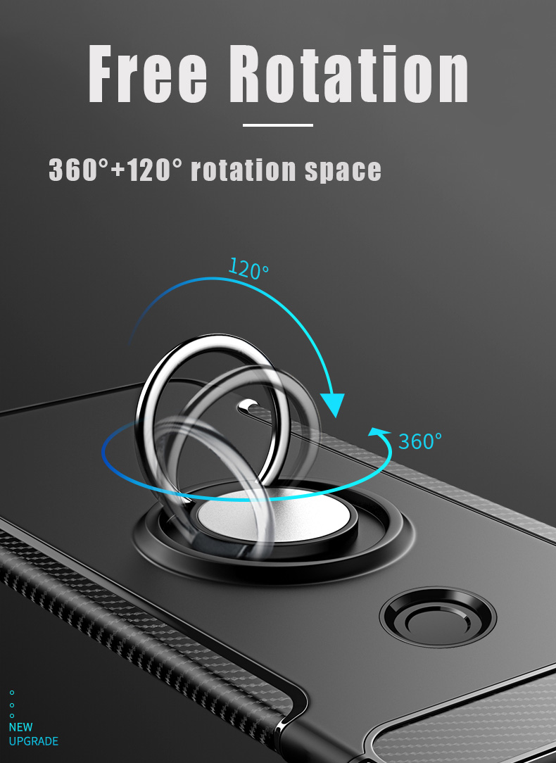 Bakeey-Anti-slip-Shock-proof-360deg-Adjustable-Ring-Holder-Protective-Case-for-Xiaomi-Mi-Max-3-1366880