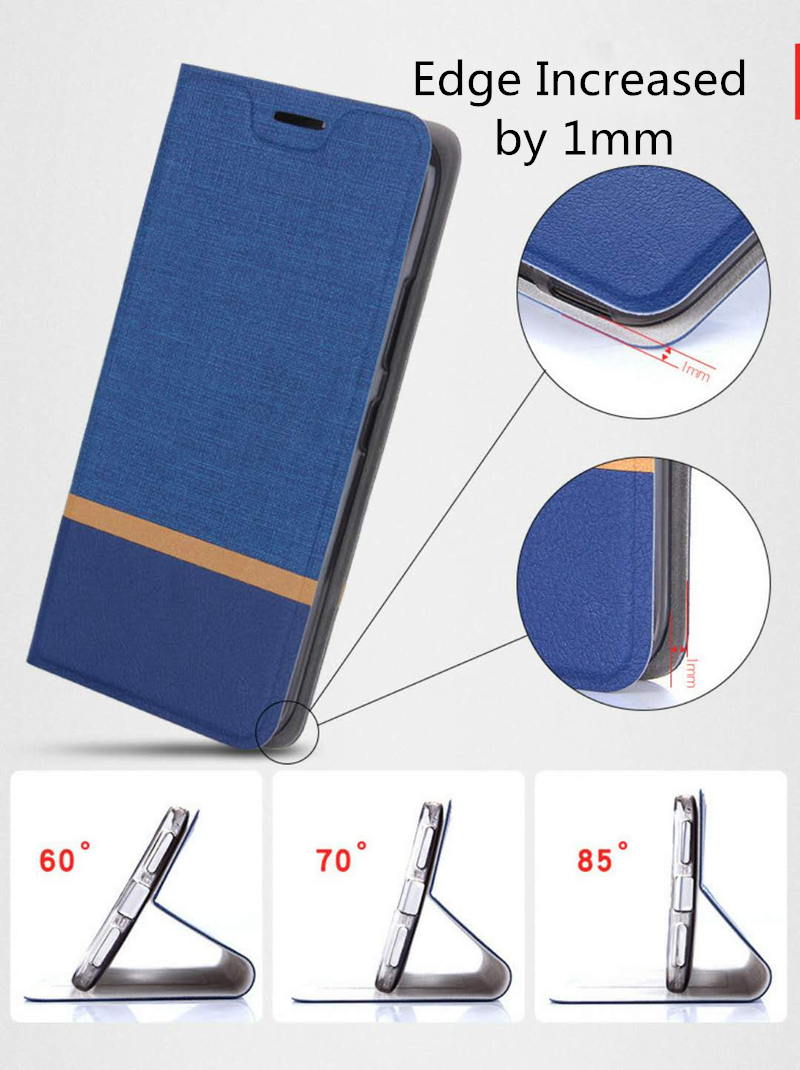 Bakeey-Flip-Cloth-PatternPU-Leather-Full-Protective-Case-For-Xiaomi-Mi-MIX-3-1399893