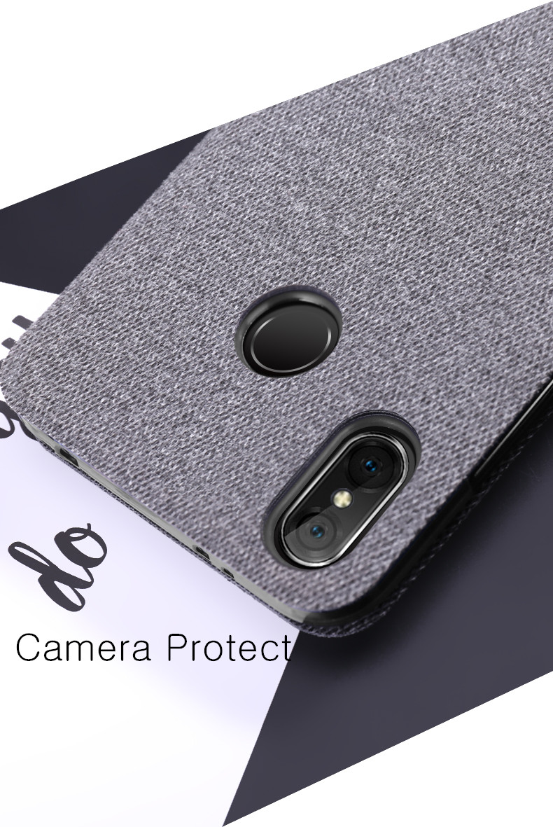 Bakeey-Flip-Shockproof-Fabric-Edge-Full-Body-Protective-Case-For-Xiaomi-Redmi-Note-6-Pro-1375845