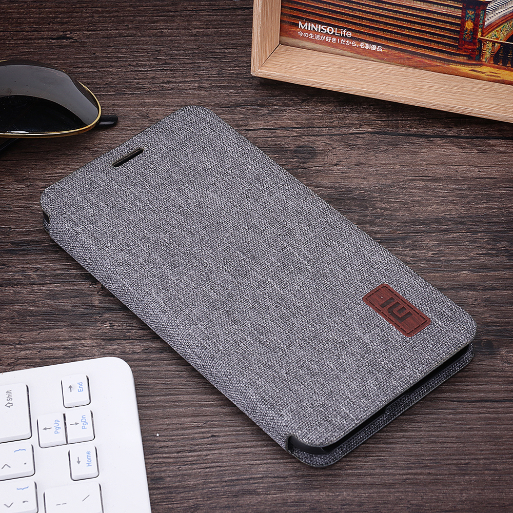 Bakeey-Flip-Shockproof-Fabric-Edge-Full-Body-Protective-Case-For-Xiaomi-Redmi-Note-6-Pro-1375845