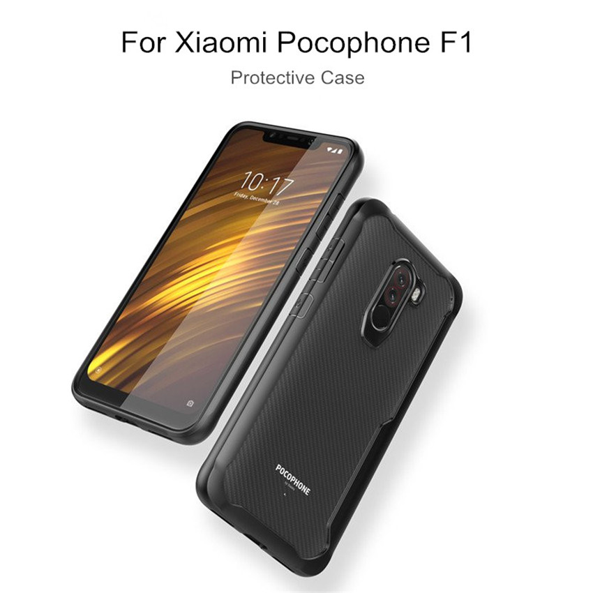Bakeeytrade-Transparent-Shockproof-Hard-Back-Cover-Protective-Case-for-Xiaomi-Pocophone-F1-1383996
