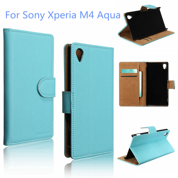 Mohoo-Magnetic-Flip-Leather-Case-Wallet-Cover-Stand-For-Sony-Xperia-M4-Aqua-1049298
