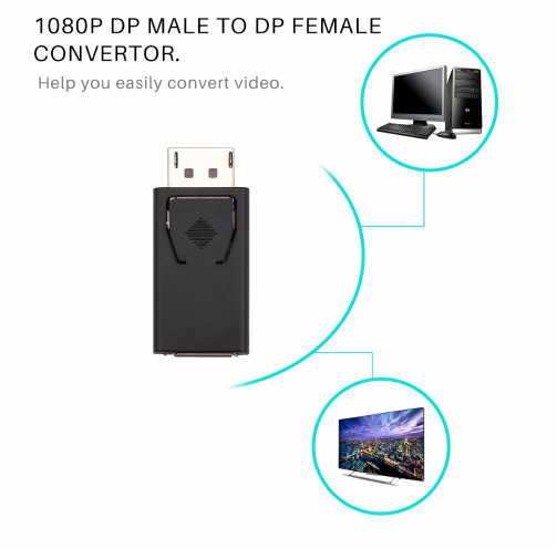 Bakeey-1080P-Display-Port-DP-Male-To-DP-Female-Adapter-Converter-For-PC-Notebook-Laptop-Projector-1302959
