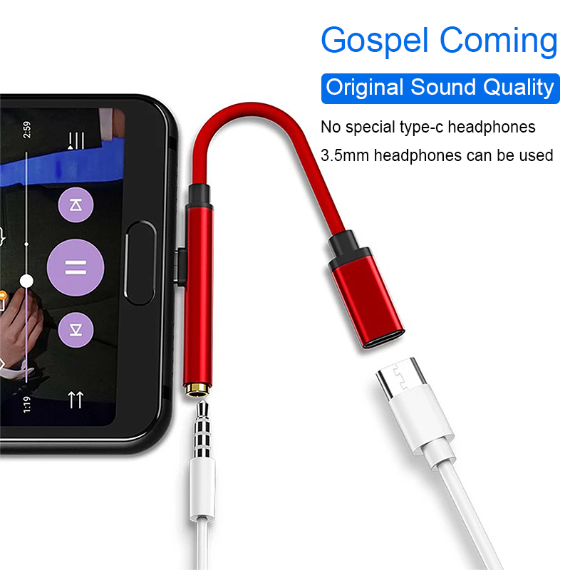 Bakeey-2-In-1-Type-C-35mm-Headphone-USB-C-Jack-Adapter-Convertor-Audio-Cable-for-Mobile-Phone-1388978