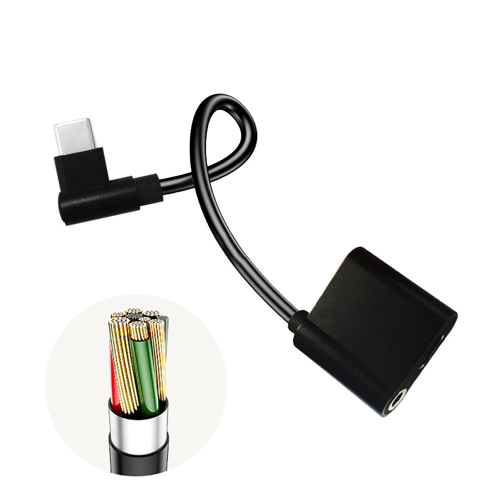 Bakeey-2-in-1-Type-C-to-35mm-And-Charging-Cable-Aux-Converter-Adapter-for-Xiaomi-Mi6-Note3-Mix-2-1290914