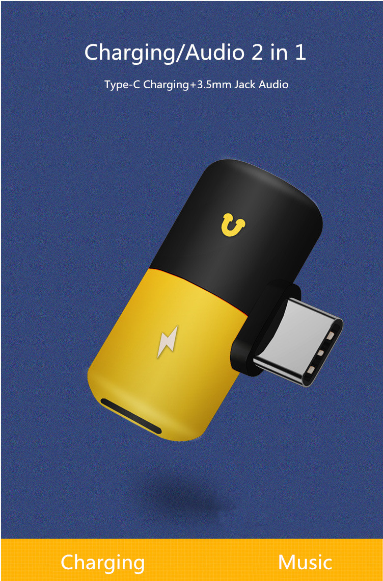 Bakeey-Dual-Headphone-2-In-1-Audio-Jack-Type-C-Adapter-Splitter-Audio-Converter-for-Samsung-Xiaomi-1381327