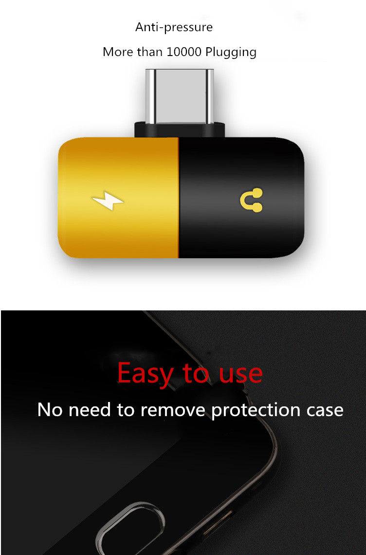 Bakeey-Dual-Headphone-2-In-1-Audio-Jack-Type-C-Adapter-Splitter-Audio-Converter-for-Samsung-Xiaomi-1381327