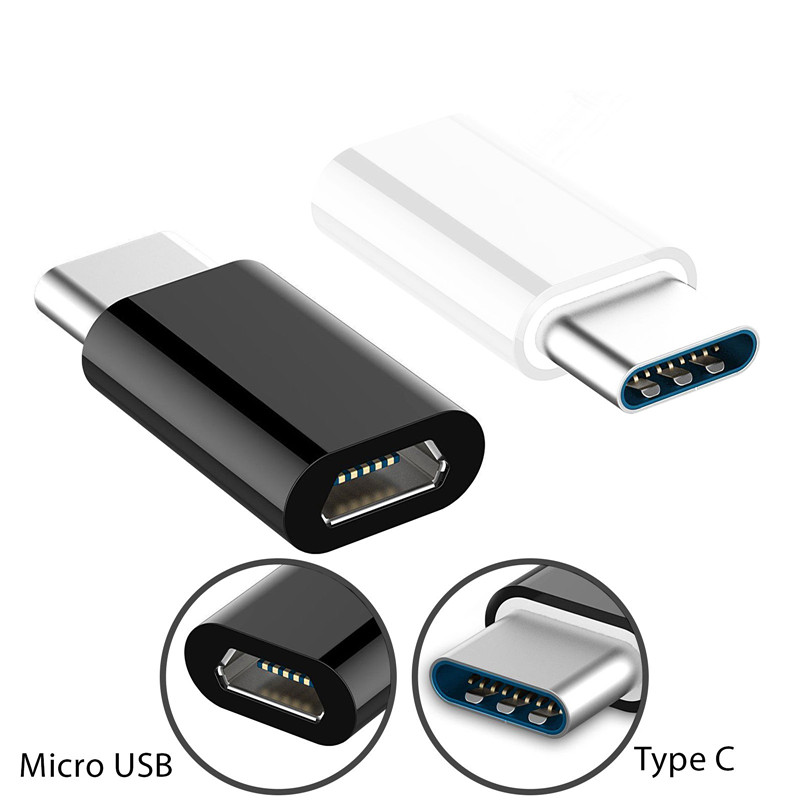 Bakeey-Type-C-to-Micro-USB-USB30-Connector-Adapter-Converter-For-Oneplus-5t-Xiaomi-6-Mi-A1-1234391