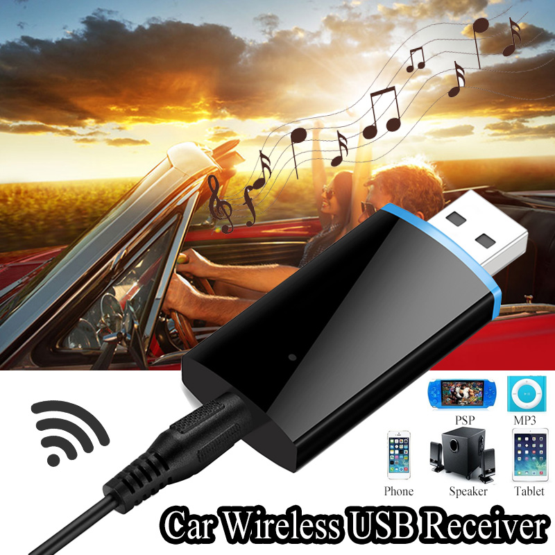 Bakeey-Wireless-Bluetooth-41-Stereo-Audio-USB-Car-Kit-Music-Receiver-Adapter-1258275