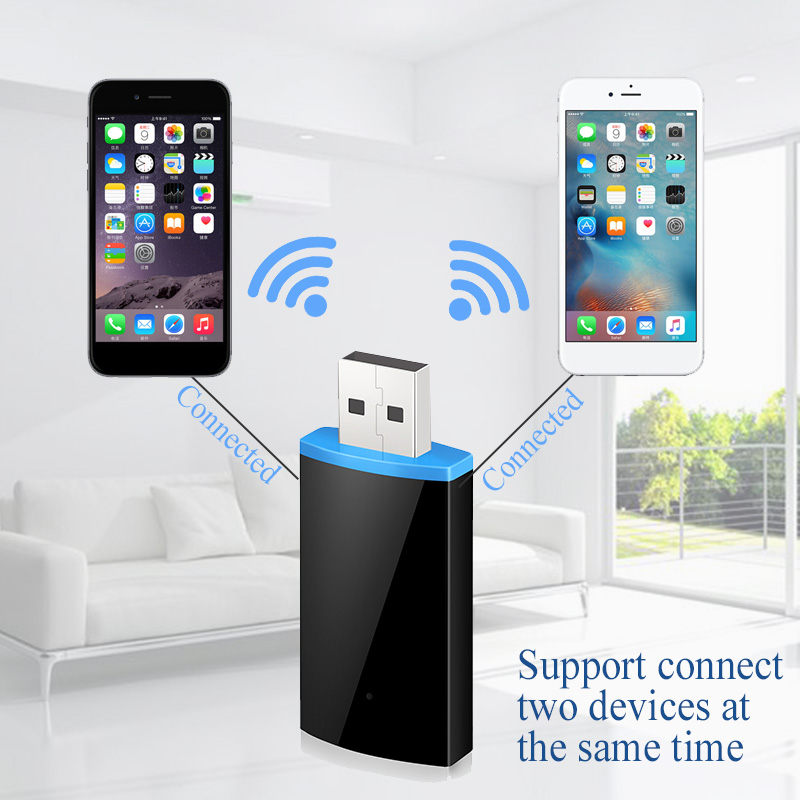 Bakeey-Wireless-Bluetooth-41-Stereo-Audio-USB-Car-Kit-Music-Receiver-Adapter-1258275