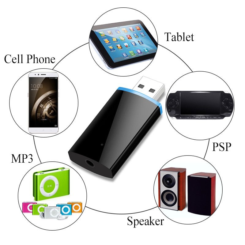 Bakeey-Wireless-Bluetooth-41-Stereo-Audio-USB-Car-Kit-Music-Receiver-Adapter-1258275