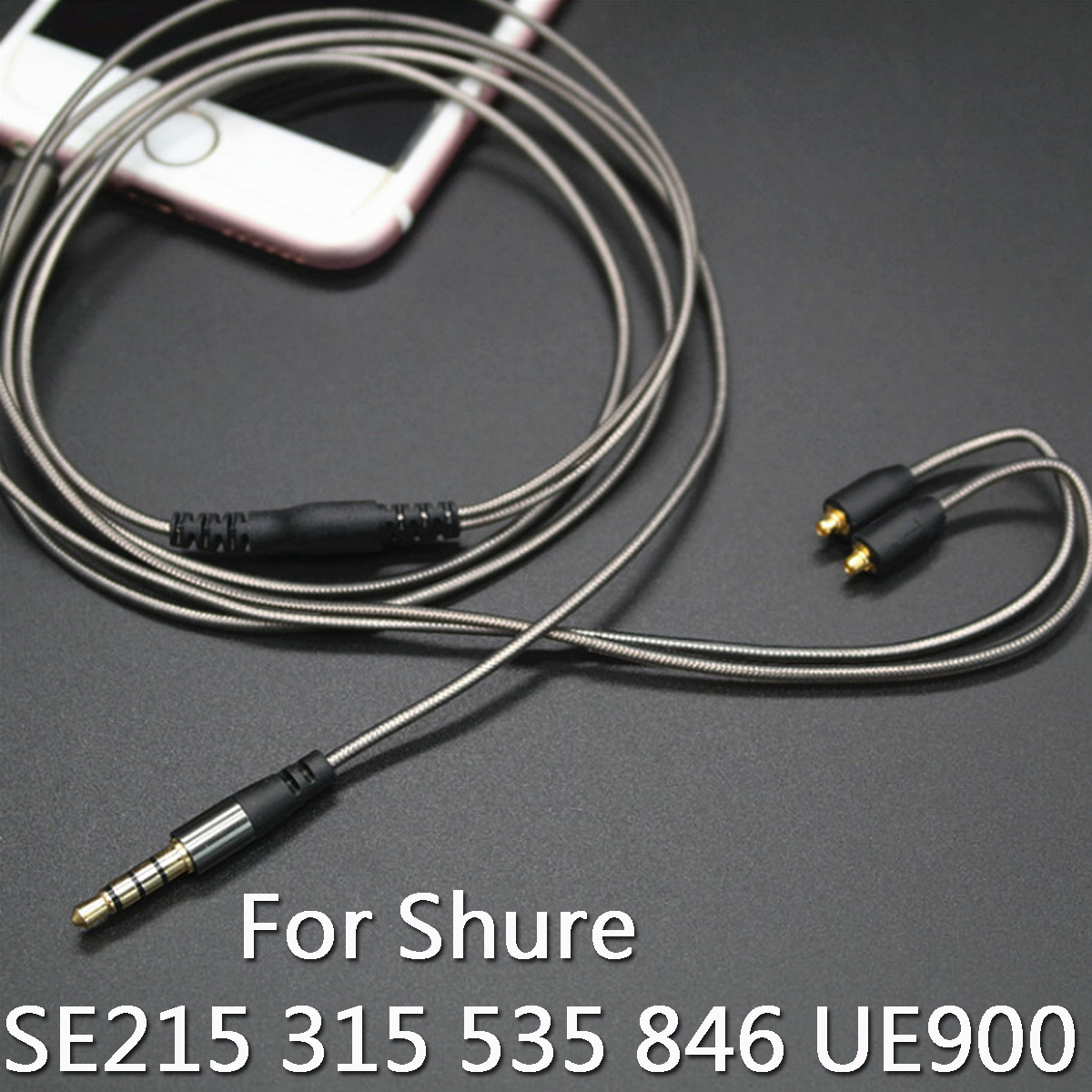 128M-Replacement-Audio-Cord-Cable-with-Mic-for-Shure-SE215-315-535-846-UE900-Headphone-1154717