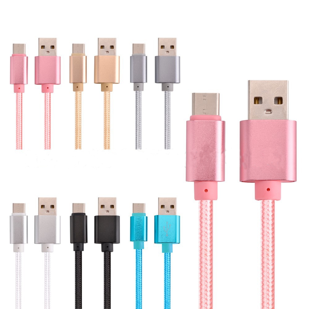 21A-Braided-Type-C-Data-Sync-Charging-Cable-1m-For-OnePlus-5-Xiaomi-6-Samsung-Note-8-S8-1205387