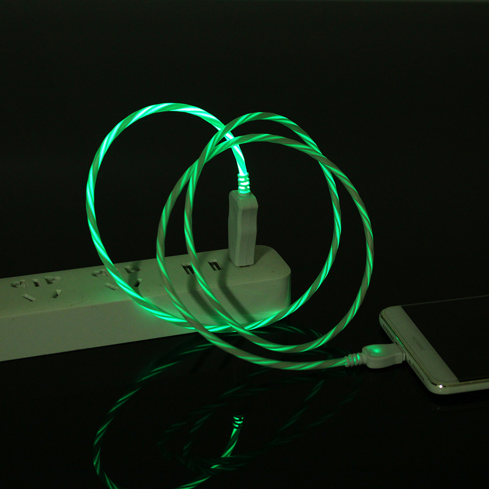 Bakeey-24A-Flowing-Light-Type-C-Fast-Charging-Data-Cable-1M-For-Smart-Phone-Tablet-1342759