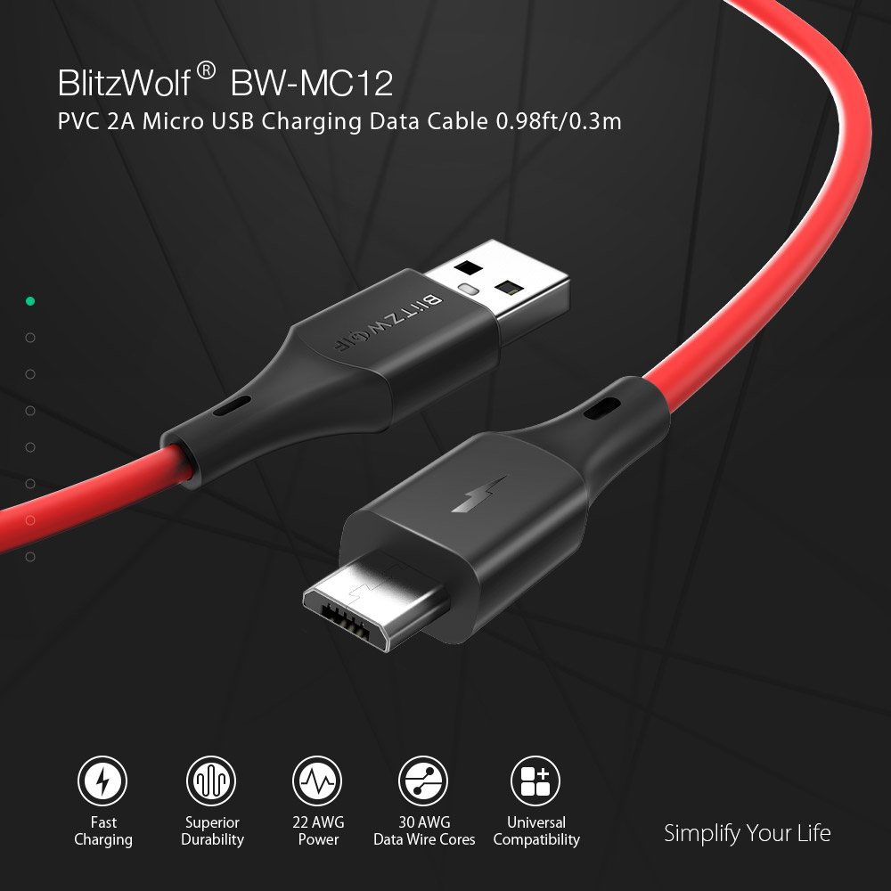 BlitzWolfreg-BW-MC12-Micro-USB-Charging-Data-Cable-098ft03m-For-Samsung-S7-S6-Xiaomi-Redmi-Note-5-1339804