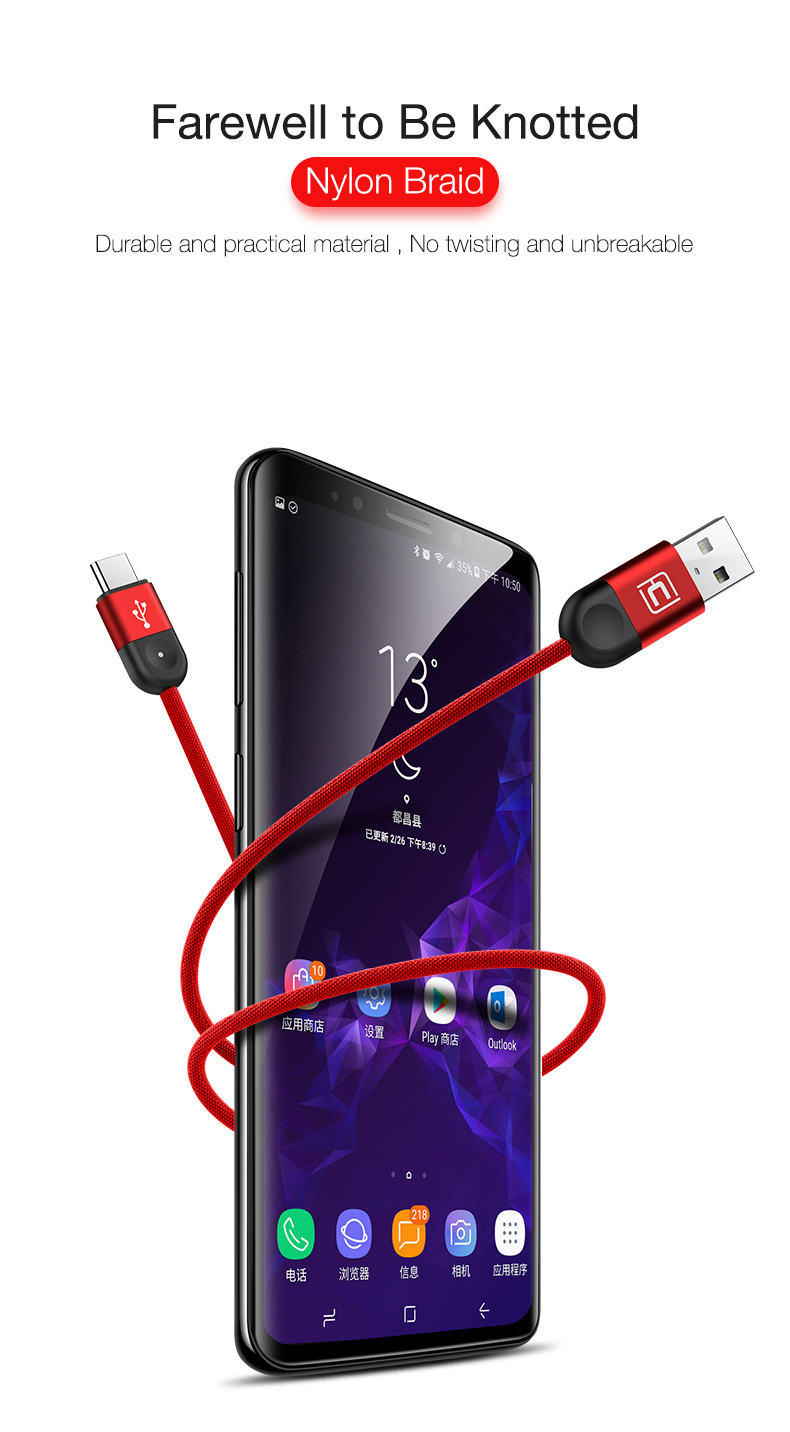 Cafele-24A-Nylon-Braided-Type-C-Fast-Charing-Data-Cable-With-LED-Light-12M-For-Smart-Phone-Tablet-1345804