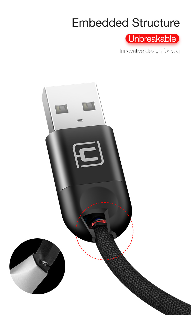 Cafele-24A-Nylon-Braided-Type-C-Fast-Charing-Data-Cable-With-LED-Light-12M-For-Smart-Phone-Tablet-1345804