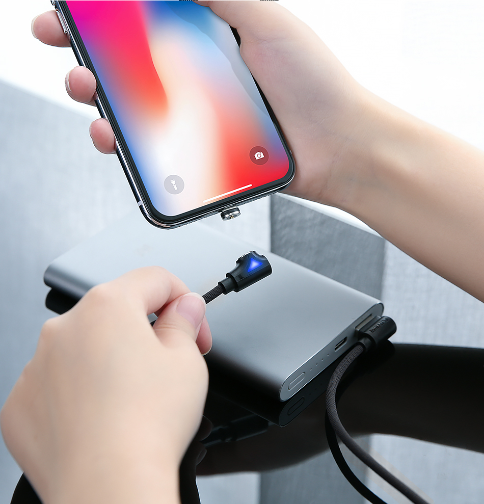 FLOVEME-90-Degree-Angle-Type-C-LED-Magnetic-Braided-Fast-Charging-Data-Cable-1M-For-Smart-Phone-1338457