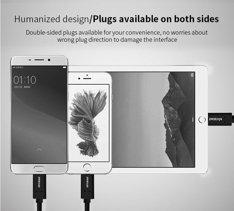 POFAN-P09-1m-Type-C-to-Type-C-30-USB-Data-Sync-Cable-for-Mobile-Phone-1186573