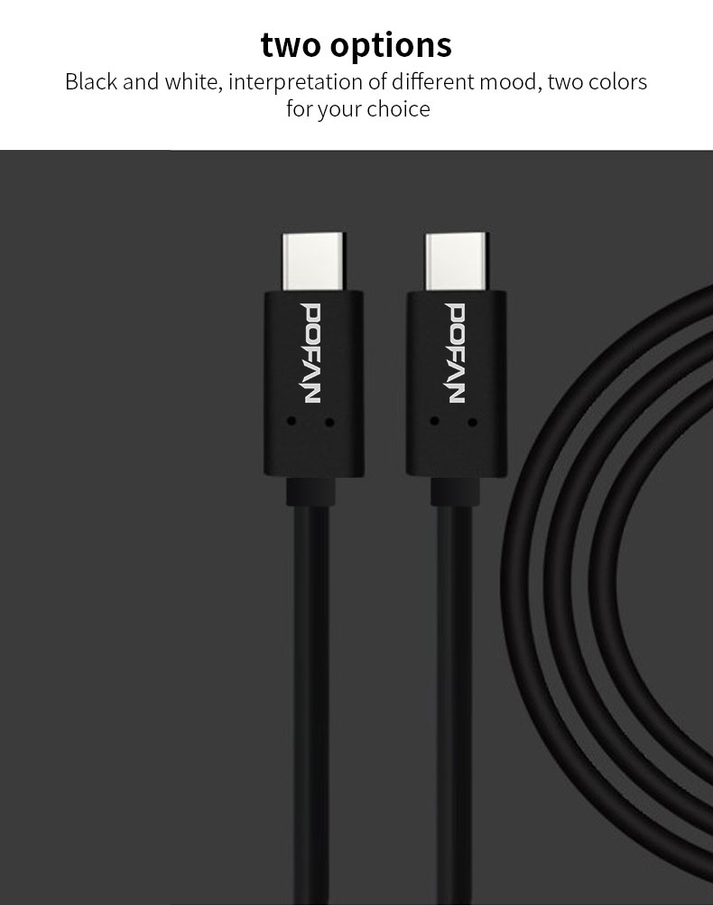 POFAN-P09-1m-Type-C-to-Type-C-30-USB-Data-Sync-Cable-for-Mobile-Phone-1186573