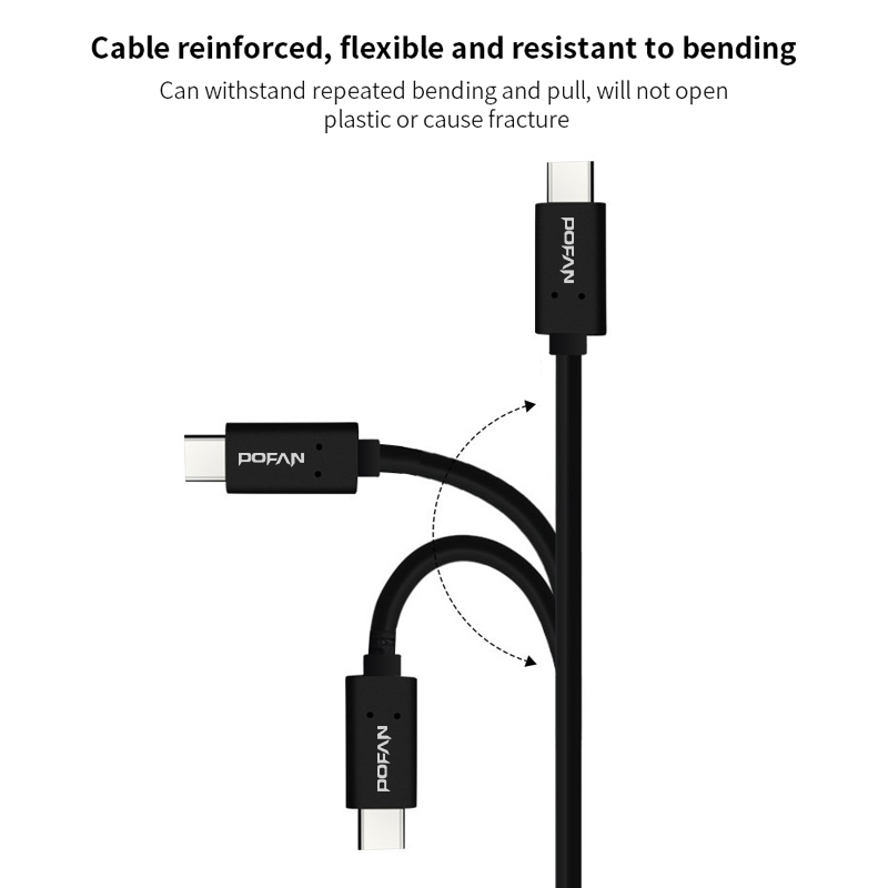POFAN-P09-1m-Type-C-to-Type-C-30-USB-Data-Sync-Cable-for-Mobile-Phone-1186573
