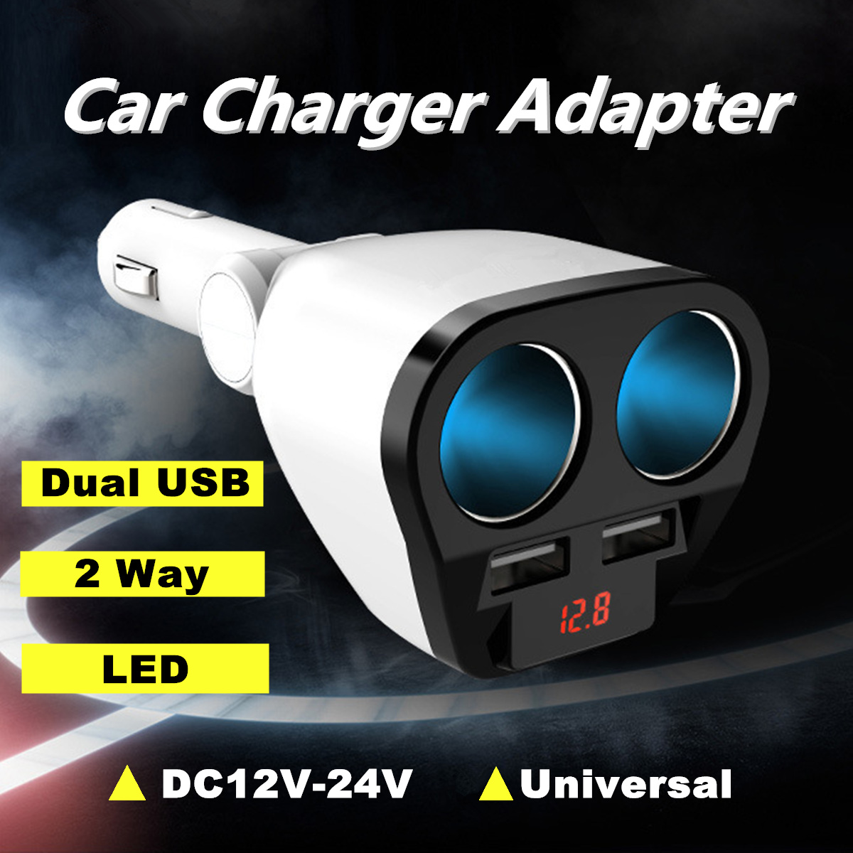 12V-24A-Cigarette-Lighter-Dual-USB-2-Way-Car-Socket-Power-Charger-Adapter-for-Cell-Phone-1184742