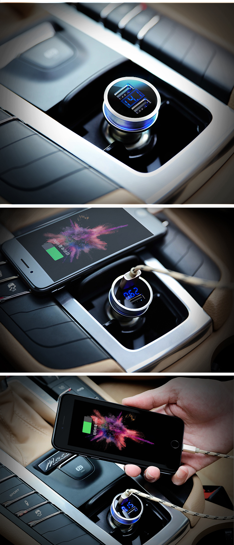 Aluminum-31A-2-USB-Ports-Digital-LED-Display-Car-Charger-for-Samsung-Huawei-iPhone-iPad-1219049