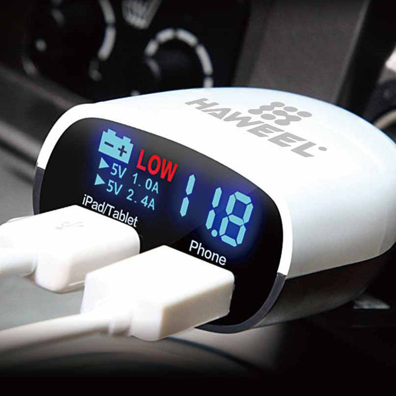 Haweel-QC30-34A-Dual-USB-Ports-LED-Current-Display-Swing-Head-Design-Car-Charger-for-Xiaomi-6-S8-1166104
