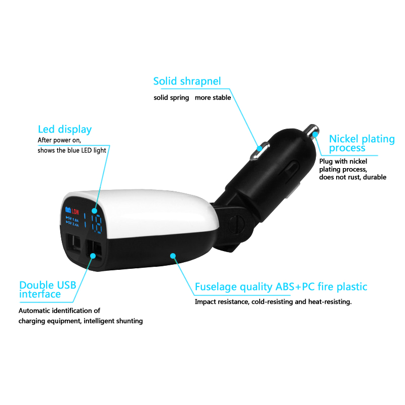 Haweel-QC30-34A-Dual-USB-Ports-LED-Current-Display-Swing-Head-Design-Car-Charger-for-Xiaomi-6-S8-1166104
