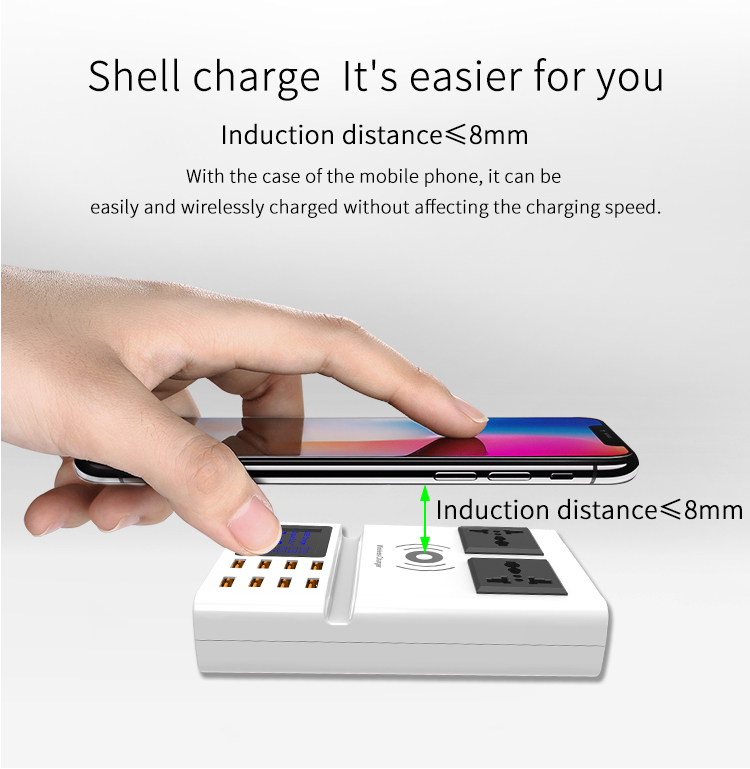 Bakeey-Qi-Wireless-Charger-Pad-8-Ports-USB-Smart-Charger-with-Led-Display-EU-Plug-Power-Charger-1350186