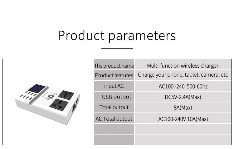 Bakeey-Qi-Wireless-Charger-Pad-8-Ports-USB-Smart-Charger-with-Led-Display-EU-Plug-Power-Charger-1350186