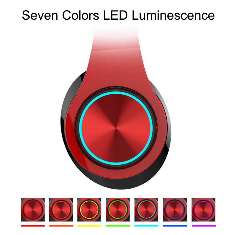 Bakeey-BH3-Foldable-LED-Flashing-Stereo-Bluetooth-Headphone-Heavy-Bass-AUX-TF-Card-1270402
