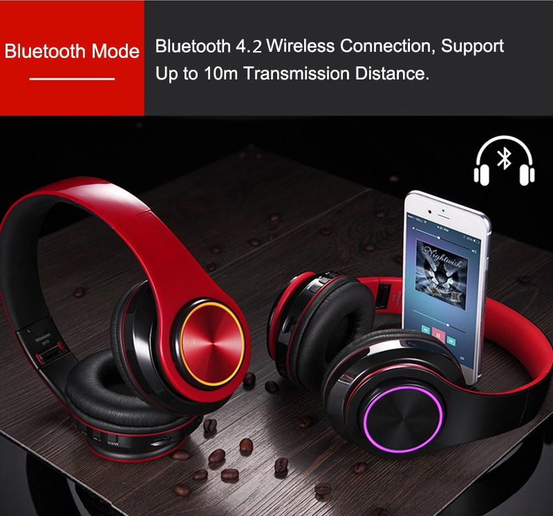 Bakeey-BH3-Foldable-LED-Flashing-Stereo-Bluetooth-Headphone-Heavy-Bass-AUX-TF-Card-1270402