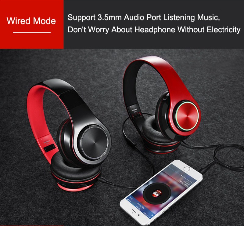 Bakeey-BH3-Foldable-LED-Flashing-Stereo-Bluetooth-Headphone-Heavy-Bass-AUX-TF-Card-1270402