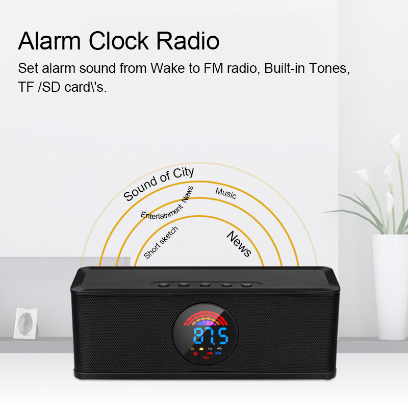 10W-HiFi-Wireless-Bluetooth-Speaker-LED-Display-Dual-Alarm-Clock-FM-Radio-TF-Card-Speaker-with-Mic-1350922