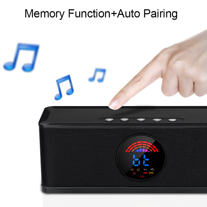 10W-HiFi-Wireless-Bluetooth-Speaker-LED-Display-Dual-Alarm-Clock-FM-Radio-TF-Card-Speaker-with-Mic-1350922
