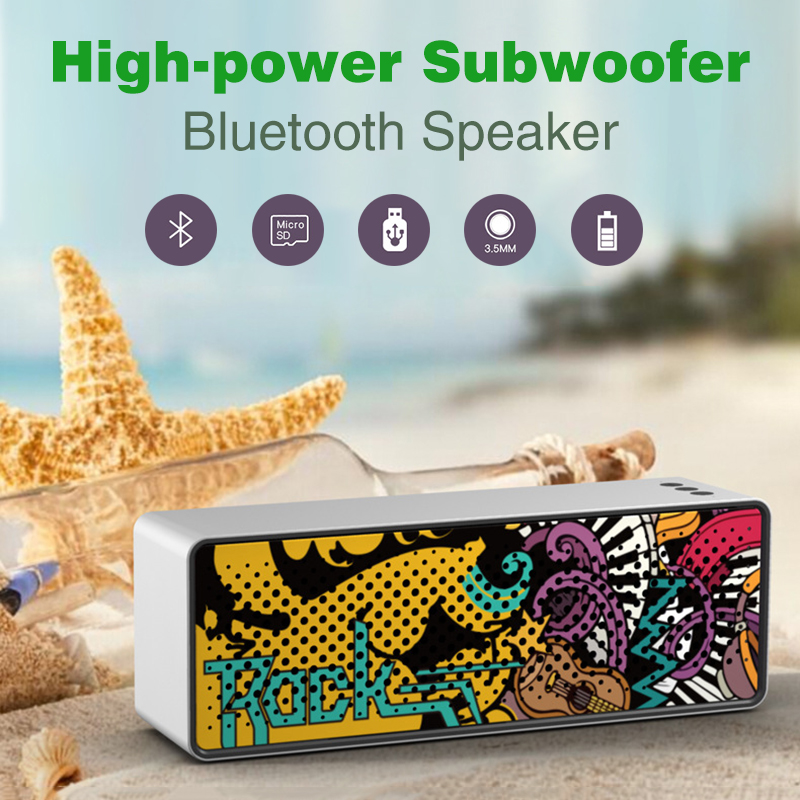 10W-Wireless-Bluetooth-Speaker-Creative-Doodle-TF-Card-U-Disk-Aux-in-2000mAh-Bass-Outdoors-Subwoofer-1380670