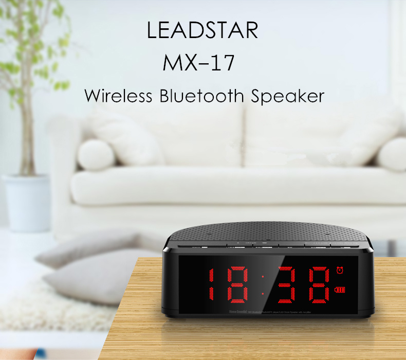 LEADSTAR-MX-17-Portable-Wireless-Bluetooth-Speaker-LED-Alarm-Clock-TF-Card-FM-Radio-Subwoofer-1260463