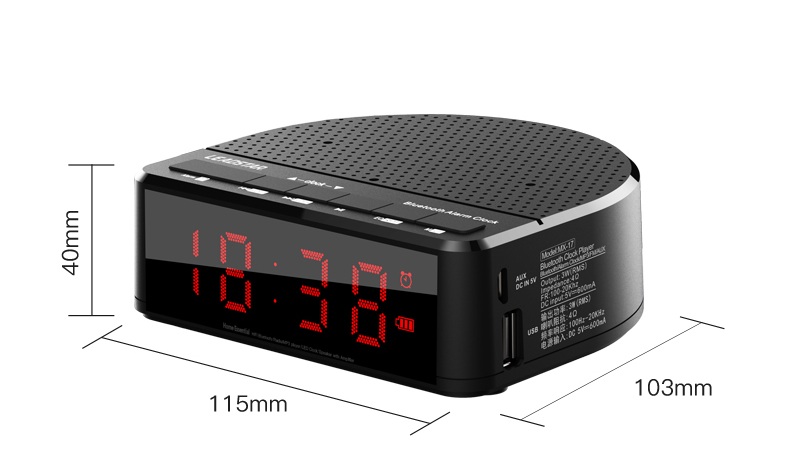 LEADSTAR-MX-17-Portable-Wireless-Bluetooth-Speaker-LED-Alarm-Clock-TF-Card-FM-Radio-Subwoofer-1260463