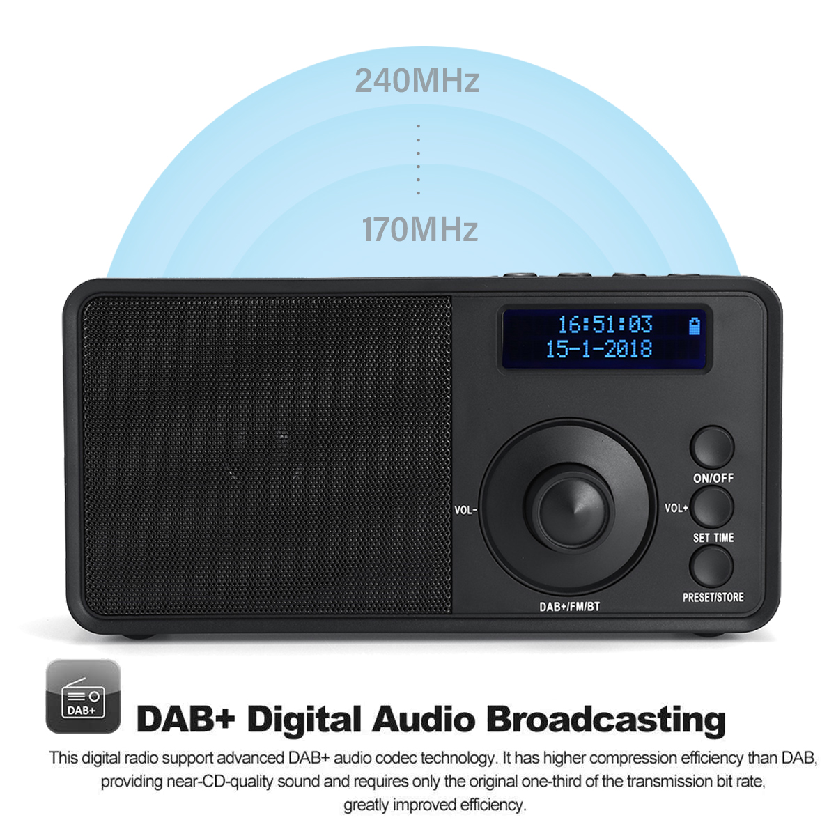 Portable-DAB--Digital-Radio-Wireless-Bluetooth-Stereo-Speaker-LCD-Display-Outdoor-Headset-Support-Al-1415011